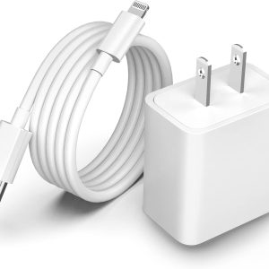 Cable de carga rápida para iPhone 20w con cable Lightning