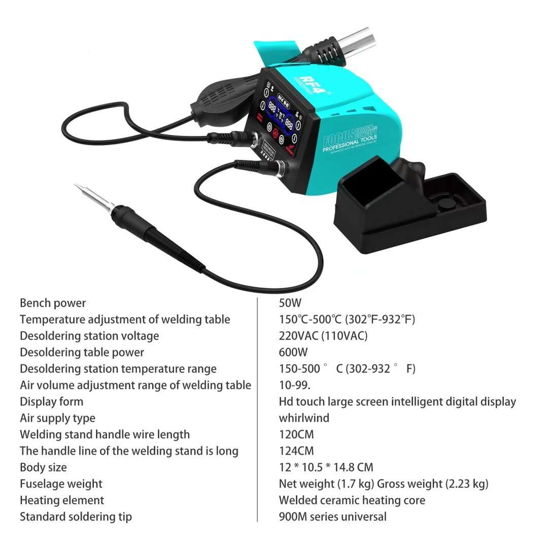 RF4 RF‑H7 2‑in‑1 Dual Station Welding Station - Image 4