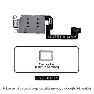Kit de herramientas WYLIE eSIM a SIM fisica para iPhone 16 y 16 Plus